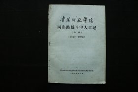 两条路线斗争大事记 1949-1966 (初稿)