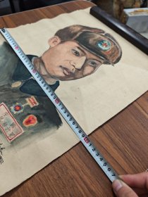 老画像一幅（长55cm、宽39cm）