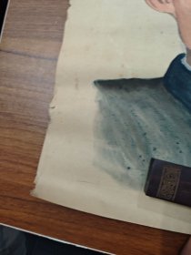 老画像一幅（长55cm、宽39cm）