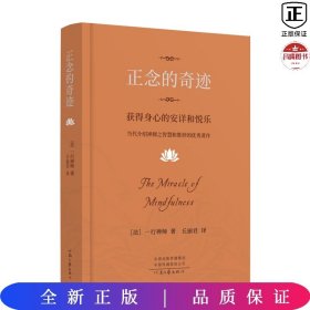 一行禅师著：正念的奇迹（樊登推荐）