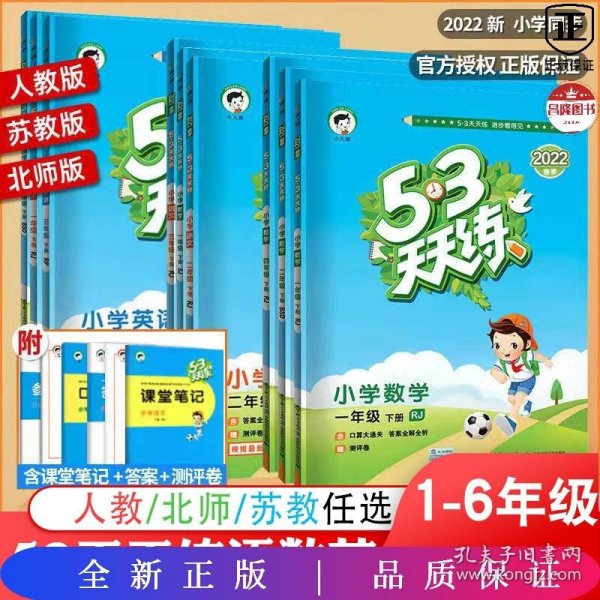 53天天练 小学数学 三年级下 RJ（人教版）2017年春