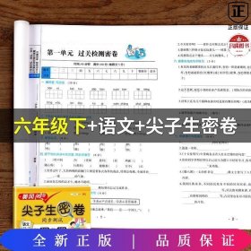 2021春版黄冈100分尖子生密卷六年级下册数学人教部编版单元测试卷期中期末冲刺100分专项卷子