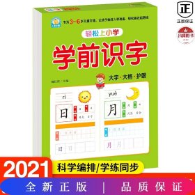 轻松上小学：学前识字幼小衔接大开本适合3-6岁幼儿园一年级幼升小学识字练习