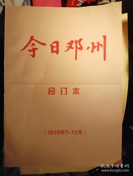 邓州市委宣传部主管报纸-今日邓州2019年1-12月[原版报纸合订本]