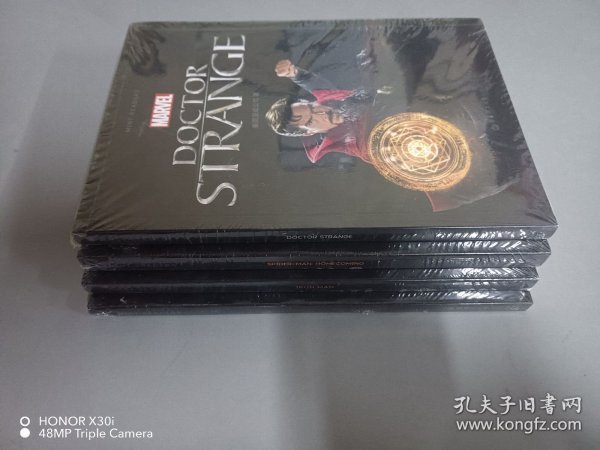 薄荷阅读漫威系列蜘蛛侠、奇异博士、钢铁侠、美国队长·复仇者先锋（全新） 共4本合售