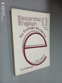 英文书  Essential   English  for  Foreign  students   1