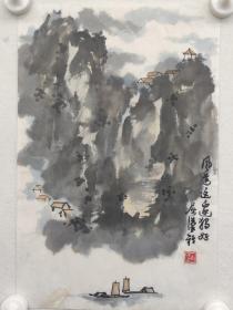 屈汉祺先生国画：风景这边独好