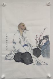 姚瀛洲先生人物画作品：和尚1