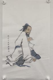 姚瀛洲先生人物画作品：老先生