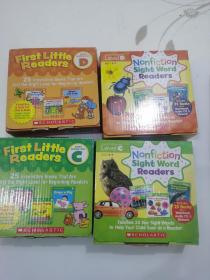 First Little Readers: Guided Reading, Level C[指导型阅读分级C]【25本】+First Little Readers Level D【25本】-一级小读者D级+Nonfiction sight word Readers(C【24本】+D【24本】),4盒合售