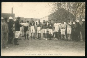 老明信片1910年天津外国运动员