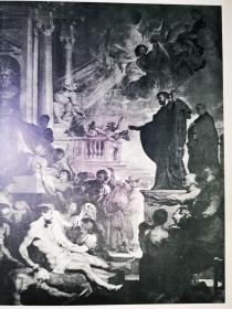 1903年鲁本斯作品《圣弗朗西斯·萨维里乌斯的奇迹de mirakelen van de h.franciscus xaverius》尺寸32*24.2厘米--出自佛兰德斯画家彼得·保罗·鲁本斯（Peter Paul Rubens1577-1640）油画作品，藏于奥地利维也纳艺术史博物馆，荷兰出版