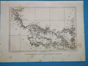 1882年地图《非洲.麦地那和北地块之间的部分地图carte de la partie comprise entre medine et le massif de kita》尺寸30*21.7厘米，反面有字，麦地那是阿拉伯世界里，保存得最为完好的古代城区，也是当今世界这类街区中最美丽的街区之一，有共长12公里的城墙围着，城墙上有垛口，还有一些宏伟的城门。城门饰有绿松石嵌在，就仿佛回到了中世纪