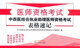 医师资格考试：2017中西医结合执业助理医师资格考试表格速记