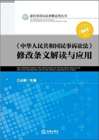 《中华人民共和国民事诉讼法》修改条文解读与应用