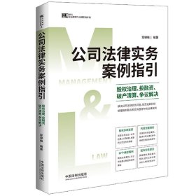 公司法律实务案例指引：股权治理、投融资、破产清算、争议解决（M&L 企业管理与法律实务操作精进系列）