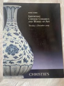 香港佳士得2009年12月1日中国瓷器工艺精品拍卖拍卖图录 CHRISTIE‘S