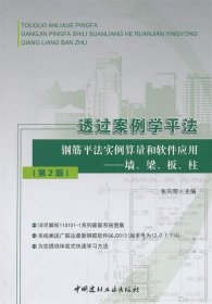 透过案例学平法 钢筋平法实例算量和软件应用墙、梁、板、柱