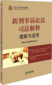 理解适用与指导案例系列：新刑事诉讼法司法解释理解与适用