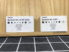两册合售-CASIO MODULE NO.5146 5425+5381用户说明书-两册合售