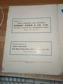 RUBERY OWEN WHEELS AND AXLES鲁贝里欧文车轮和车轴（产品简介）老宣传册