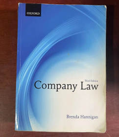 现货 Company Law 公司法 布伦达·汉尼根
