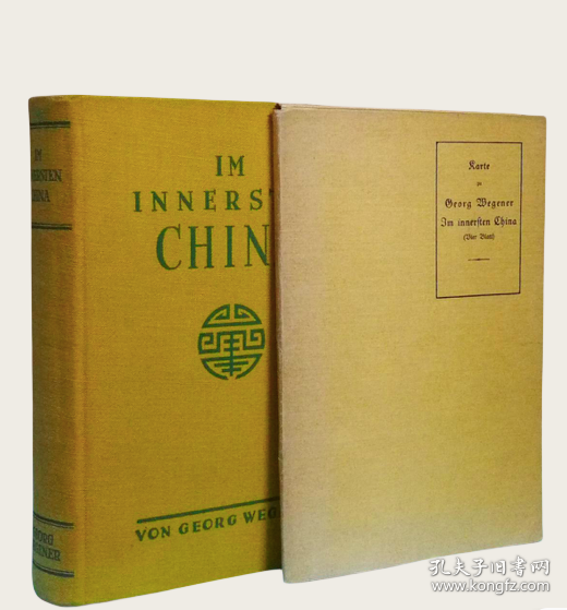 1926年《中国的心脏，江西省考察》附有172幅插图和作者的原始地图。Im innersten China. Eine Forschungsreise durch die Provinz Kiang-si. Mit 172 Abbildungen und einer Originalkarte des Verfassers.