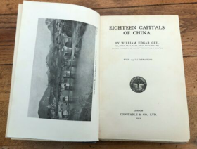 《中国十八省府》Eighteen Capitals of China 1911年，清末影像及地图139幅