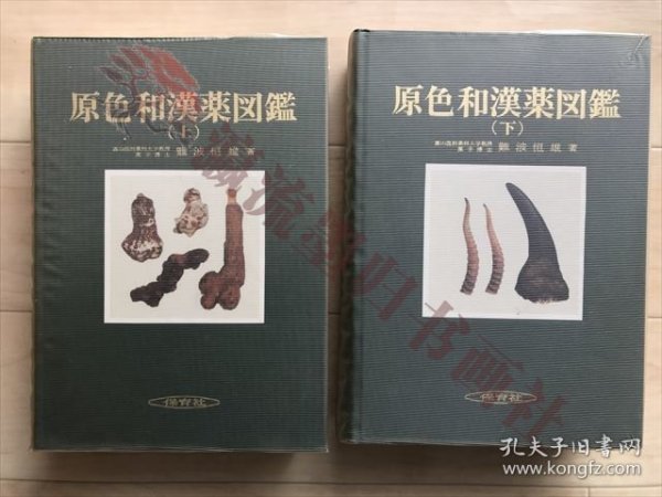  原色和漢薬図鑑 上巻/下巻 ２冊 難波恒雄　保育社　昭和55年