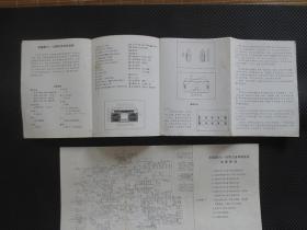 熊猫牌SL-05型立体声收录机使用说明书：内附折叠《熊猫牌SL-05型立体声收录机图理图+熊猫牌SL-05型立体声收录机电原理图》（熊猫，SL-05，调频/调幅，4波段，收音/录音）【经折装16开本，品如图，PANDA牌】