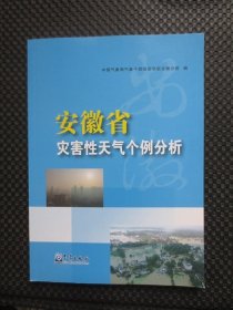 安徽省灾害性天气个例分析【正版现货，2017年1版1印】