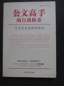 公文高手的自我修养：大手笔是怎样炼成的【正版现货，2017年1版1印】