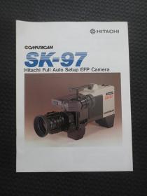 大16开22页英文版，日立（HITACHI）电子株式会社印制的《SK-97型日立全自动设置EFP摄像机（COMPUTACAM SK-97 Hitachi Full Auto Setup EFP Camera）》产品说明书【整洁9品】