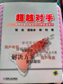 超越对手：大项目售前售后的30种实战技巧