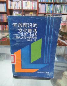 開放前沿的文化震蕩——“三資”企業(yè)多層次文化沖突剖析（館藏） 一版一印