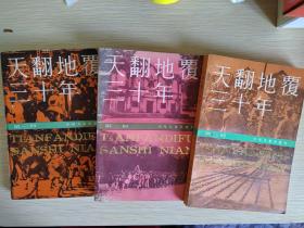 天翻地覆三十年（第1、3册）（第2册有水湿印，赠送）