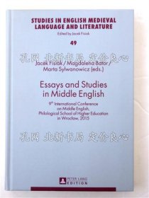《Essays and Studies in Middle English. 9th International Conference on Middle English，Pilological School of Higher Education in Wroctraw，2015. [Studies in English medieval language