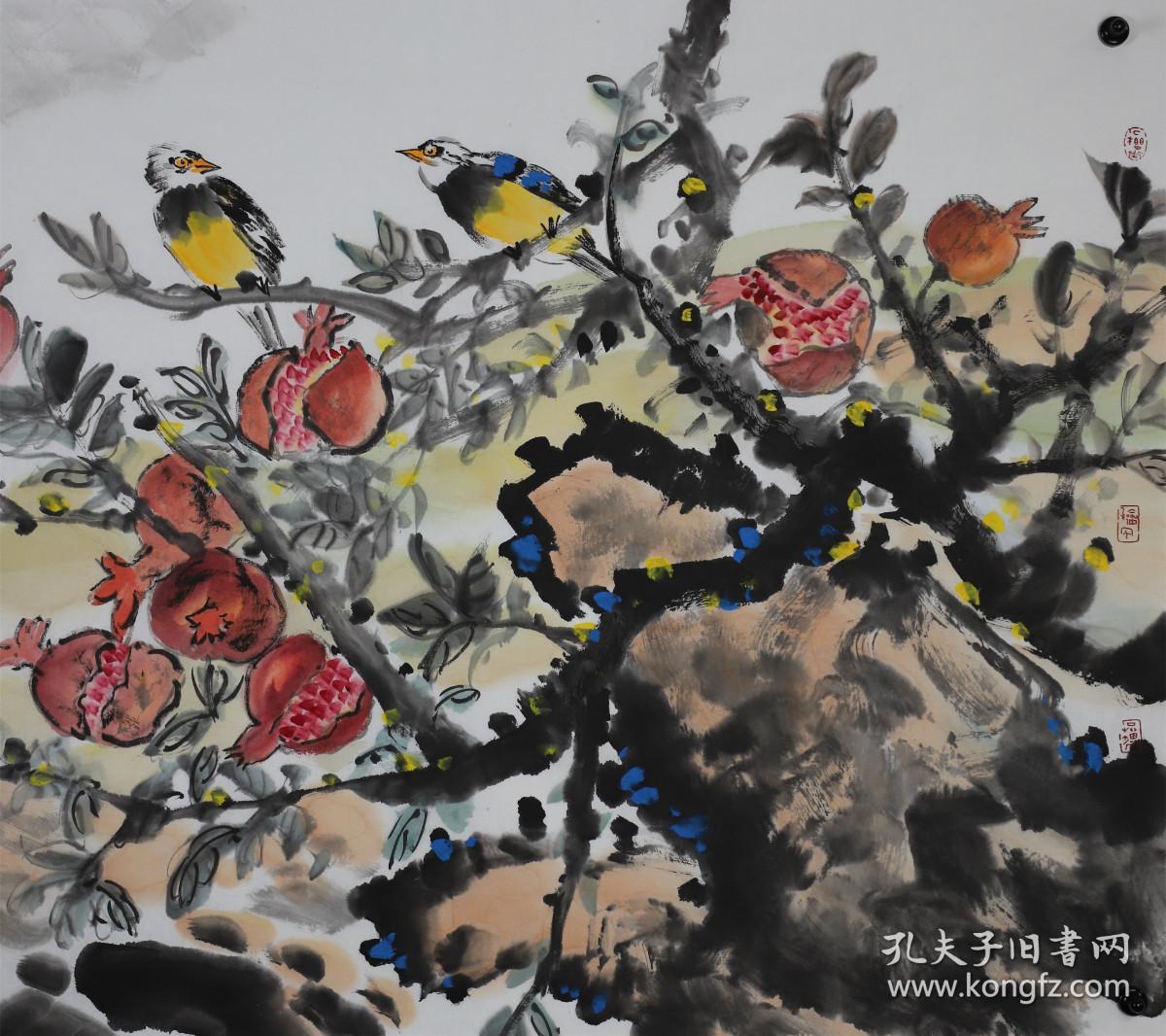 曹瑞华，花卉画（石榴堂主人）