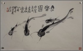 李道熙 ，鱼戏图作品（四川）