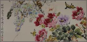 张雪丹，花卉画