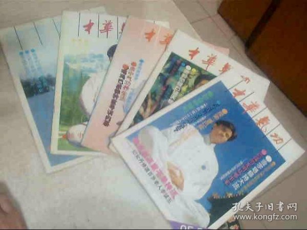 中华气功1995年笫2-6期5本合售，品如图