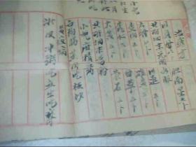 50年代或民国手抄药书（内容是药膏，药丸，验方）106页，15CM*15，每张信纸边有《生财二字》下边还有什么税务局字样