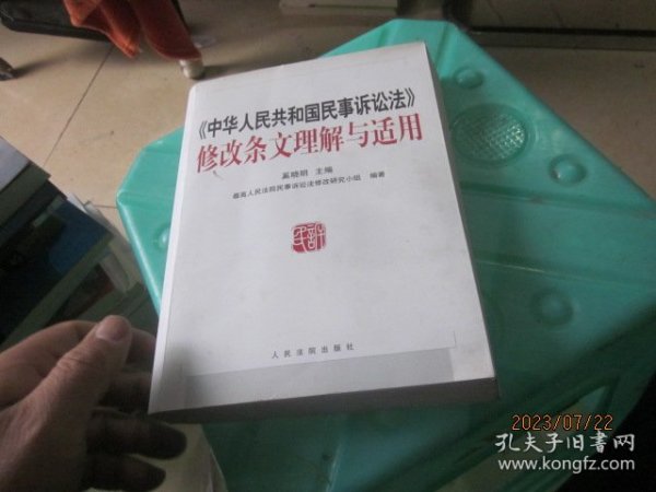 《中华人民共和国民事诉讼法》修改条文理解与适用