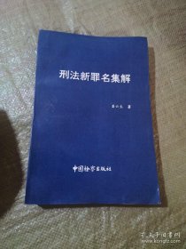 *刑法新罪名集解