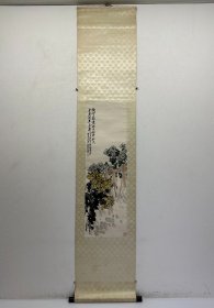 吴东迈1935年作（乙亥）延年益寿 三次权威出版一次展览 原装原裱 品相一流