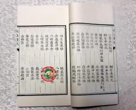 正版  董德彰先生水法图说 宣纸线装全一函一册 子部珍本备要第172种 正版书籍现货包邮