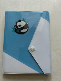 老熊猫日记本笔记本，有赠言