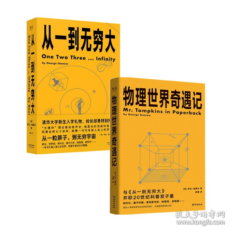 从一到无穷大+物理世界奇遇记套装2册 乔治·伽莫夫 著 科普