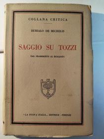 Saggio su Tozzi: Dal Frammento al romanzo