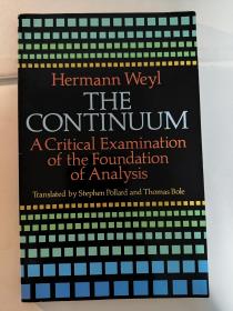 The Continuum: A Critical Examination of the Foundation of Analysis